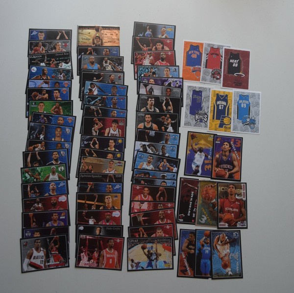 LOT 66 STICKERS NBA 2009-10.