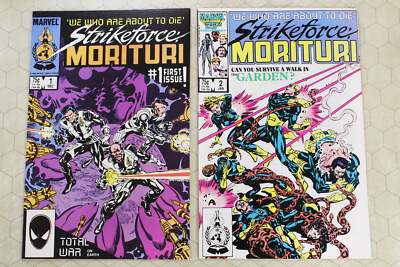 STRIKEFORCE MORITURI #1 - 2 Set (1986) (Marvel Comics lot)