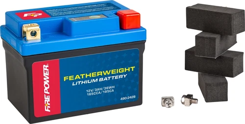 Featherweight Lithium Battery 195A - Replaces YTX4/5/7, YTZ5S, YTZ7S, YTZ8V