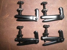 Violin Fine Tuners Full Black Color String Adjusters 3/4 to 4/4 Size
