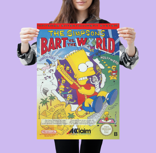Retro NES Poster Vintage Super Nintendo Poster 80er 90er Jahre Wandkunst A5 A4 A3 A2 - Bild 9 von 52