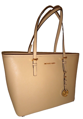 MICHAEL KORS ハンドバック　ベージュ MICHAEL KORS Women MK Travel TZ Tote Bag Oyster Saffiano Leather