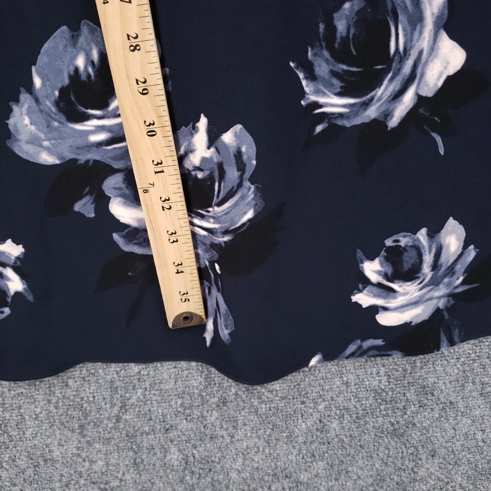 Abito Kate Spade donna 4 blu notte rosa crepe mini linea A manica svasata boho