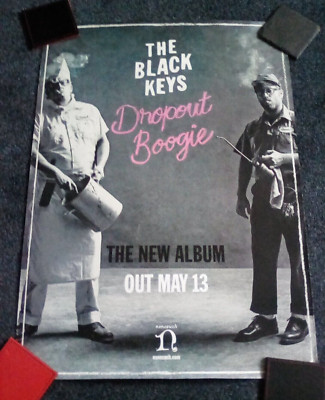 THE BLACK KEYS DROP OUT BOOGIE 2022 RARE PROMO POSTER 20'' x 27'' DAN AUERBACH