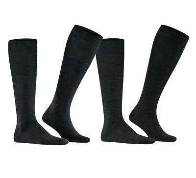 Falke Airport 6 x Kniestrümpfe Größen 39 - 50 Strümpfe Herren Strumpf knielang