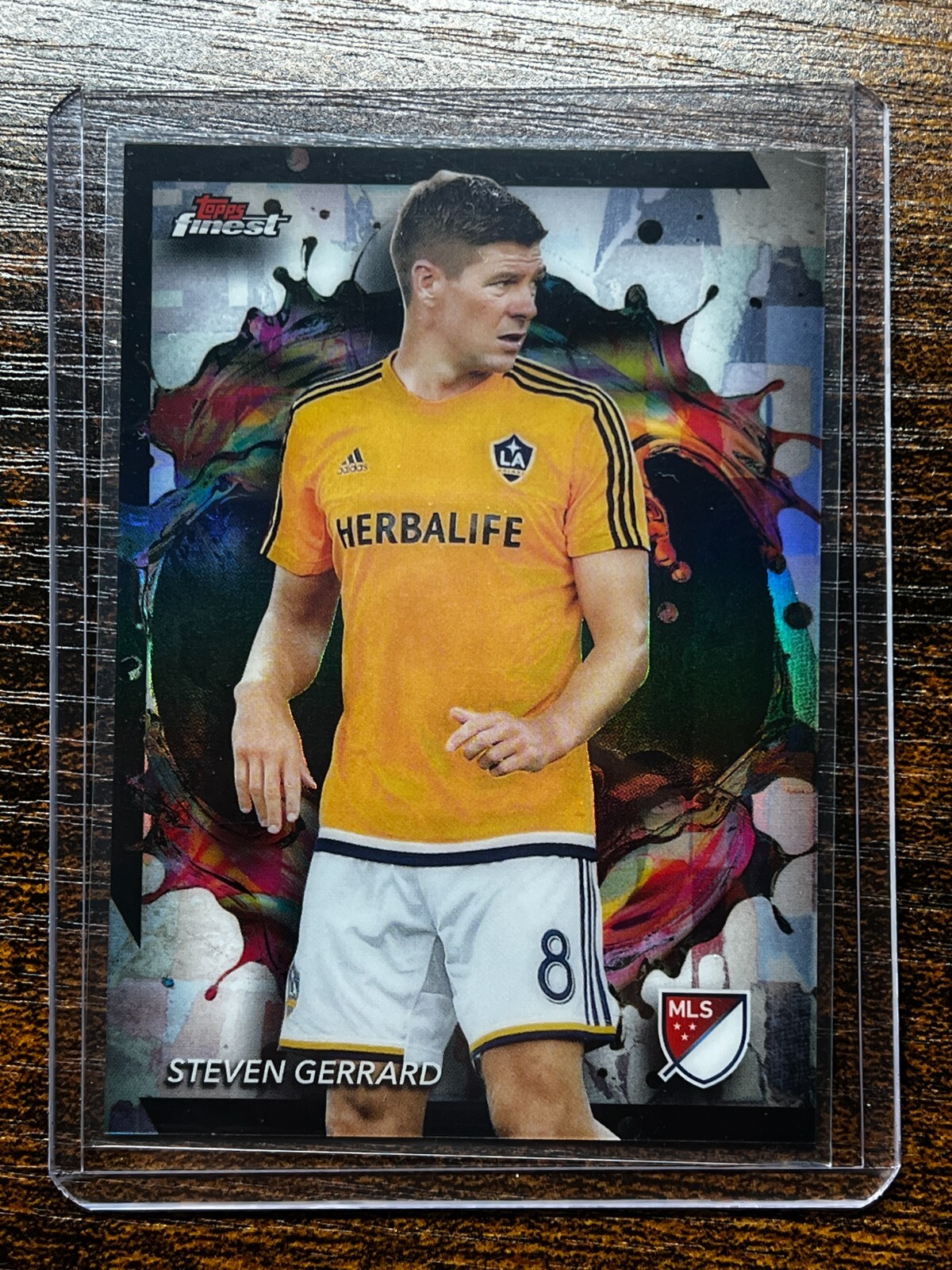 Steven Gerrard #MLS-6 Soccer Cards 2024 Topps Finest MLS Short Print trading card — raw and PSA graded price guide