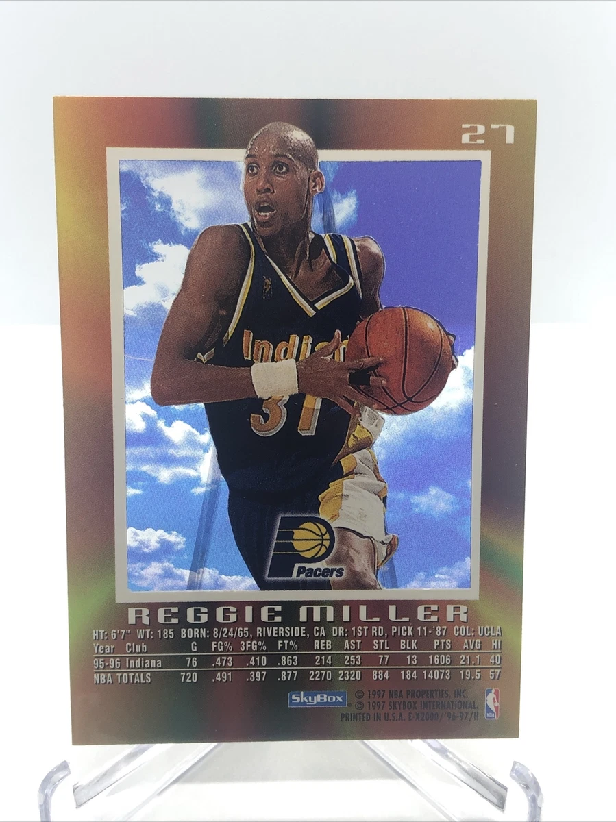Reggie Miller 1997 Skybox Gold EX 2000 Card HOF | eBay