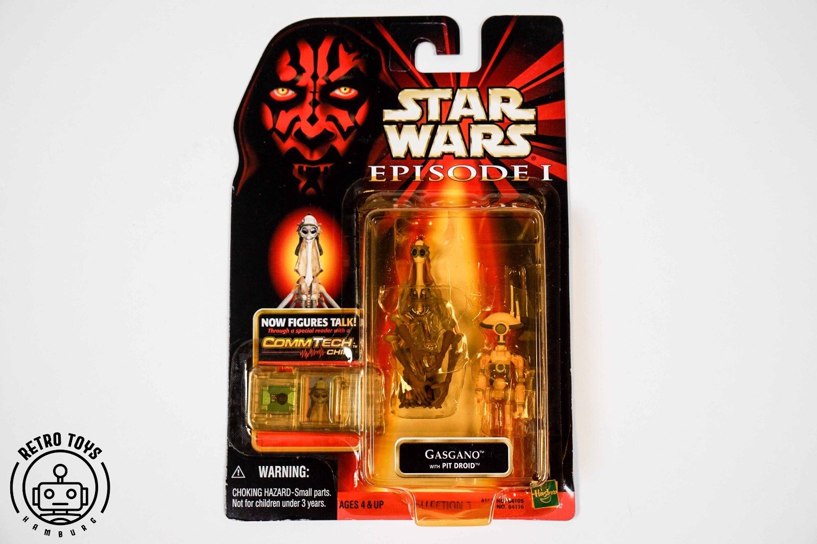 Thumbnail - Star Wars Commtech Reader & Gasgano Pit Droid Episode 1 Neu & Ovp 1998