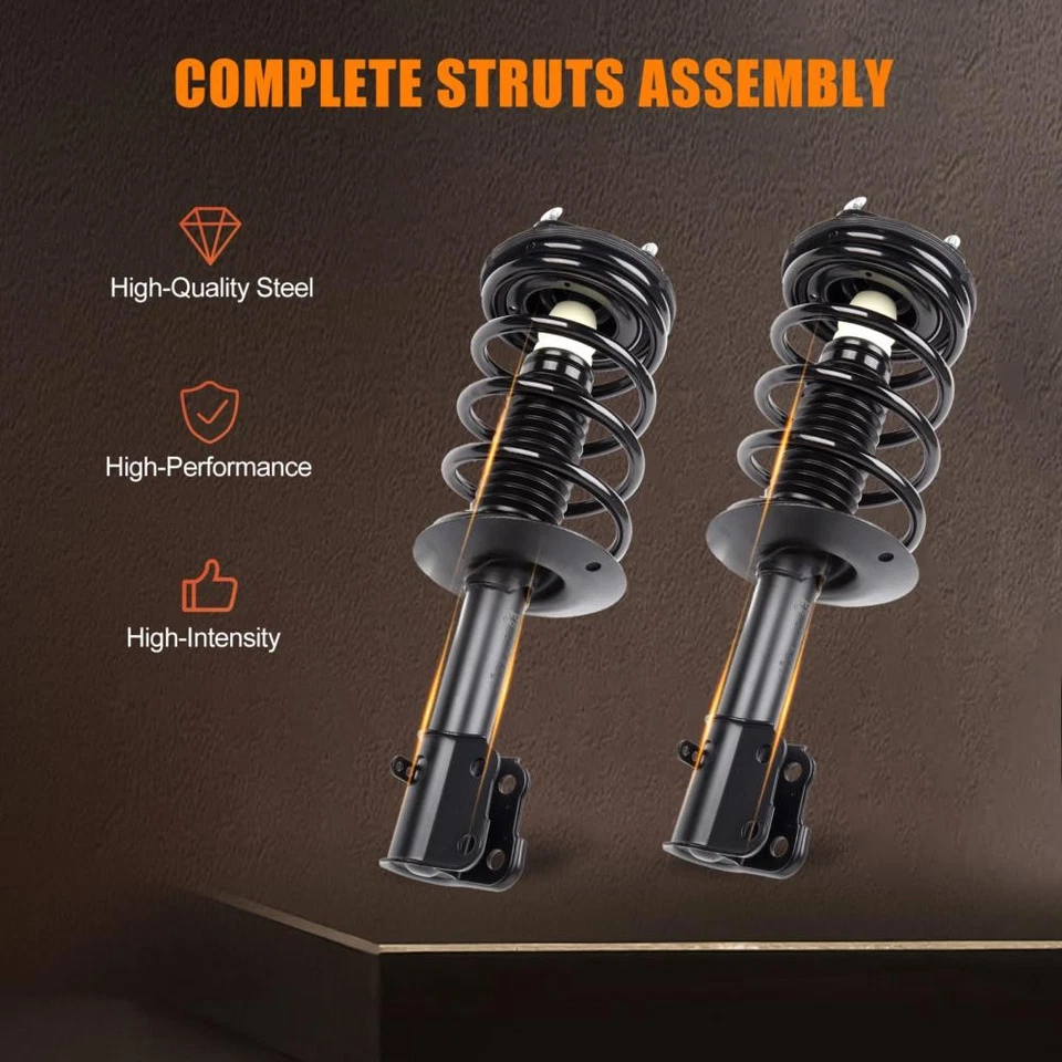 Front Complete Shocks Struts Set For 2001-05 Dodge Neon 2000-02 Chrysler Neon - Image 2 of 4