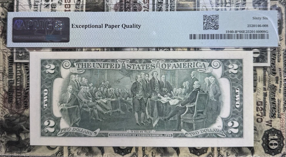 $2 federal reserve star note New York - Image 2 of 2