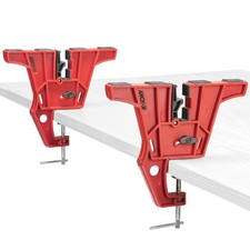 ANCHOM Ski and Snowboard Vises for Tuning, Non-Slip Vice Clamp 2pcs 