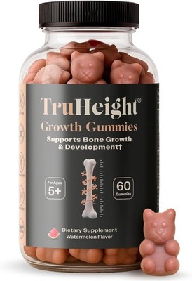 TruHeight Wassermelone Wachstum Gummis für Kinder Höhenerhöhung Ergänzungen