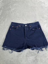 Vintage 90s Levi s 501 Jean Shorts Women s Size 33 Blue