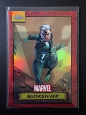 2024 Topps Chrome Marvel QuickSilver /5 Red Refractor 