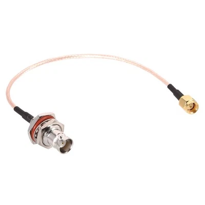 SMA mâle à BNC femelle laiton 7,8" Câble Coax RG316 RF Adaptateur 1pcs - Photo 1/3