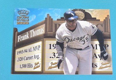 2000 Pacific Crown Royale Feature Attractions #8 Frank Thomas BASEBALL Card I2