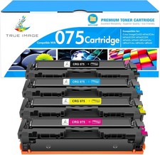 075 Toner Cartridge Set For Canon Color ImageCLASS-Black, Cyan, Yellow, Magenta