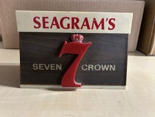 SEAGRAMS 7 CROWN WHISKEY ADVERTISING SWIZZLE STICK HOLDER