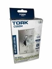 TORK C560M Spring-Wound In-Wall Twist Timer with Commercial Style Metal Plate