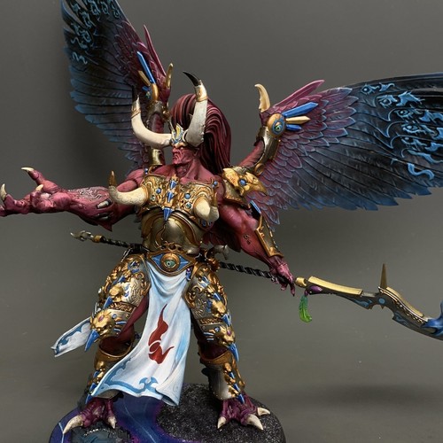 Magnus The Red Armies of Chaos Thousand Sons Warhammer 40K Miniature PRO painted - Picture 2 of 18