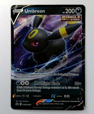 The Pokmon Company Pokmon TCG Umbreon V SWSH203 SWSH Promo Holo 200 HP EN SWS