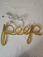 EASTER PEEP ROPE LIGHT SIGN peep Show Vintage Lighting Wall Art peeps Only Fans
