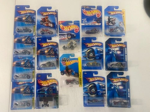 Vintage Hot🔥 Wheels Mix Lot Of 15  First Edition Motorcycles NEW SEALED