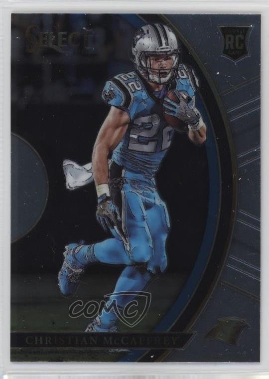 2017 Panini Select Concourse Christian McCaffrey #74 Rookie RC 1dm4