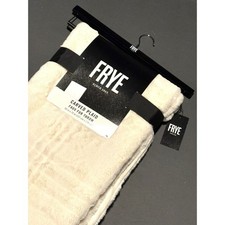 FRYE Faux Fur Throw Blanket 50 x 70" Ivory Off-White NWT TEXTURED