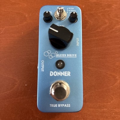 Donner Blues Drive Overdrive Pedal Effects Pedal Warm And Hot Tones True Bypass