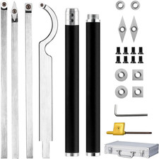 25 Pezzi Scalpelli per Professionale, Sgorbie per Tornio, Utensili Tornio per Me