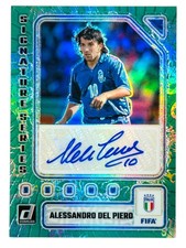 2023 Donruss Alessandro Del Piero Signature Series Autograph /10 Dragon #SSADP 