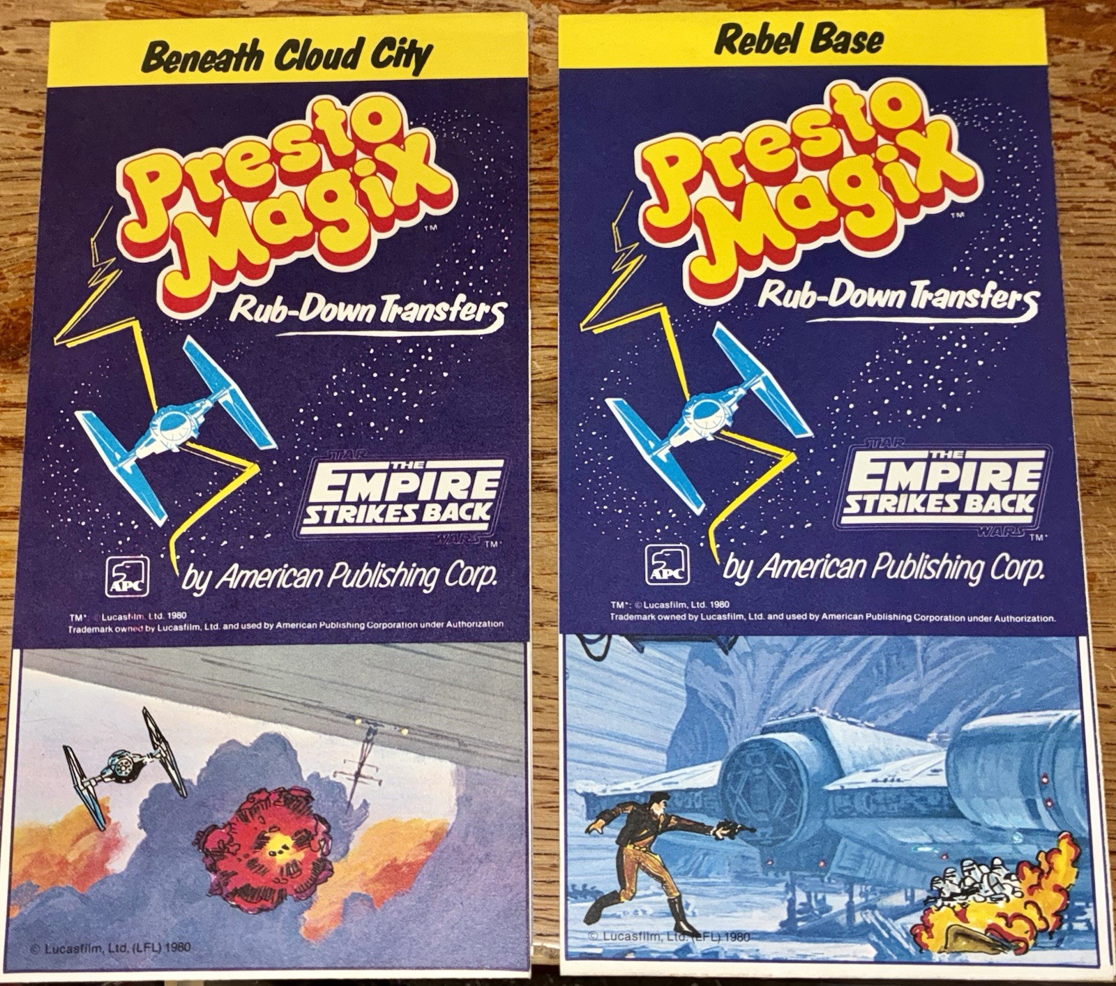1980 Presto Magix Star Wars Empire Strikes Back Beneath Cloud City & Rebel Base