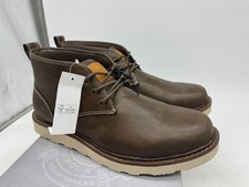 Buffalo David Bitton Metcalf Men's Brown Leather Lace-Up Chukka Boots - 11