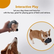 Hundespielzeug Igel Pl&uuml;sch Kau-Spielzeug langlebig interaktiv f&uuml;r alle Gr&ouml;&szlig;en