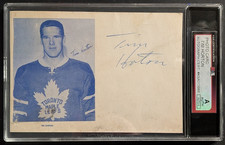 Toronto Maple Leafs Tim Horton Signed Autographed Photo Card KSA Hockey NHL
