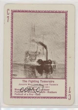 1897 US Playing Card Game of Famous Paintings The Fighting Temeraire #C7 0w6