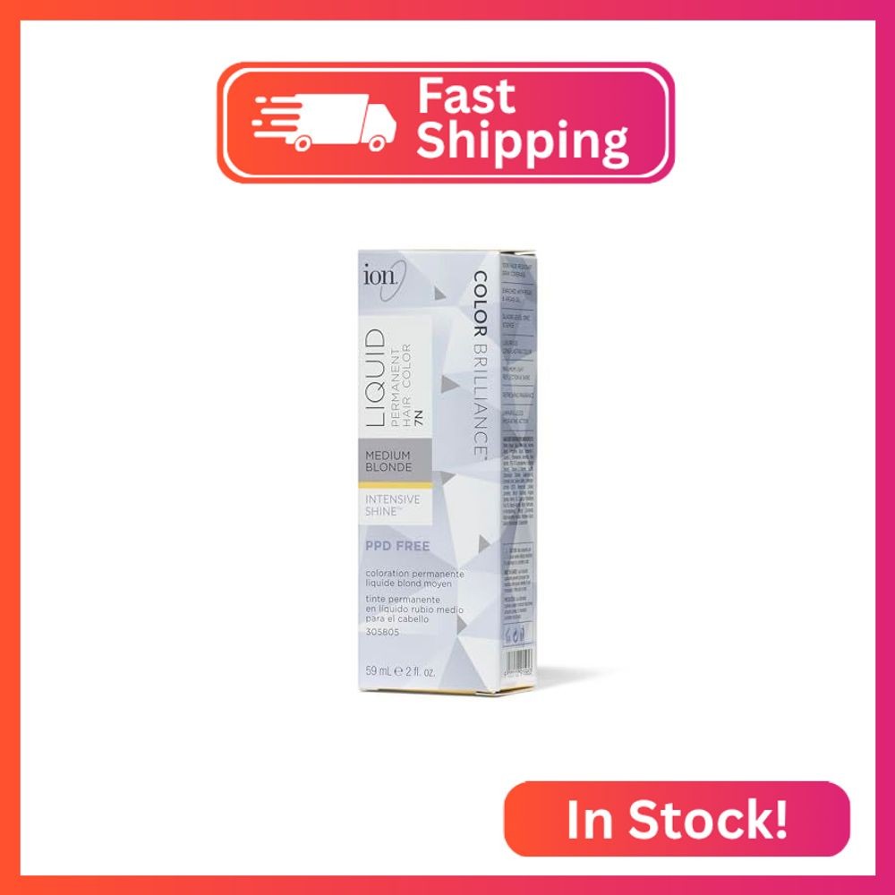 ion 7N Medium Blonde Permanent Liquid Hair Color