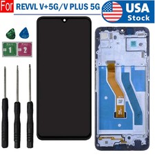 Replace For T-Mobile REVVL V Plus 5G WTRVL5G LCD Touch Screen Digitizer Frame