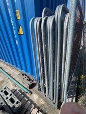 Heras-style Fence Panels, very good condtn, 25+ avail. (Feet clips etc separate)