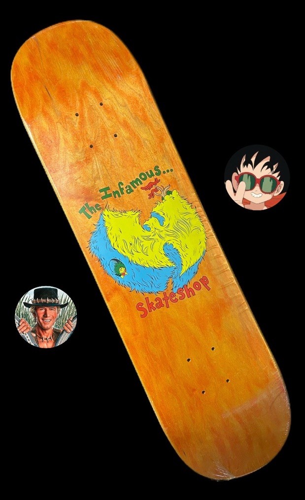 RARE Dr Seuss Lorax Westside Skateshop Wu Tang Skateboard Deck