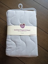 Parent's Choice Quilted Playard Sheet, 27" x 39", Gray