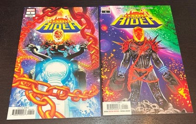 COSMIC GHOST RIDER #1 (Marvel 2018) -- 1st Printing + Mike Deodato VARIANT Set