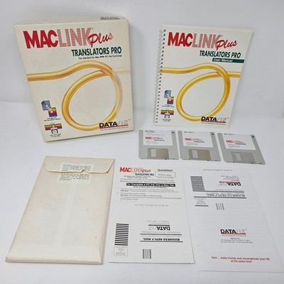VTG MacLink Plus Translators Pro 3.5'' File Transfer and Translation MAC PC CIB