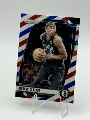 Nicolas Claxton Red White & Blue Prizm 2024-25 Panini Prizm #38