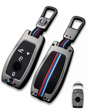 for Mercedes Benz Key Fob Cover Case Metal Shell Smart Key Holder Protector C...
