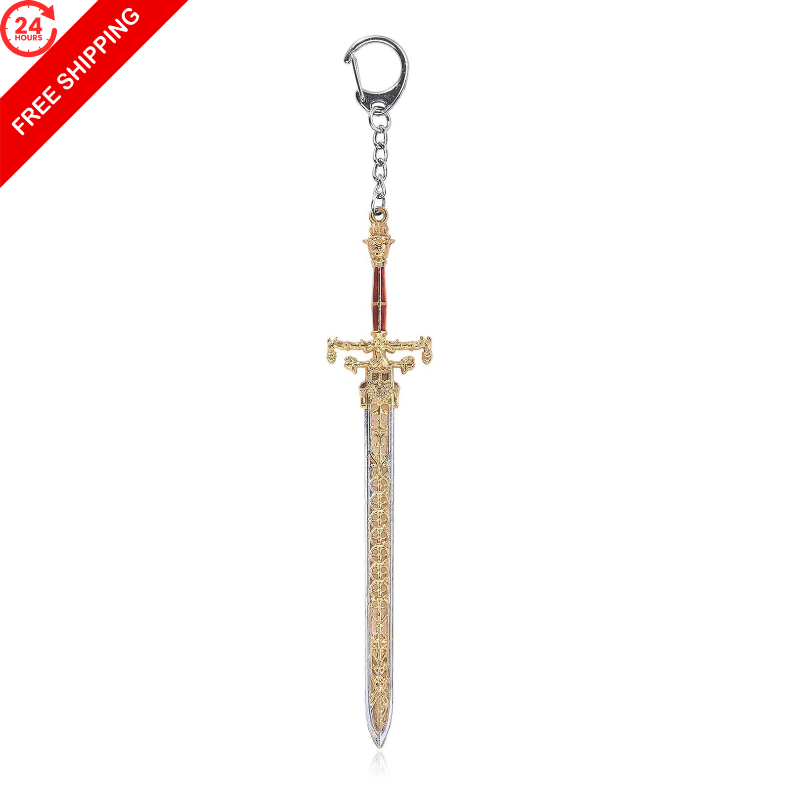 ER Sword of Night and Flame Keychain - Knight Prop Desk Decoration ...