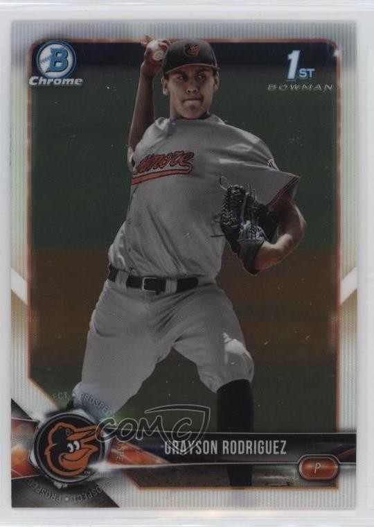 2018 Bowman Draft Chrome Grayson Rodriguez #BDC-73 16yh