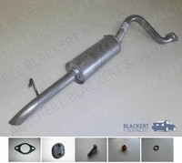Imasaf Auspuff Endtopf für Mazda Tribute 2.0 91KW 4X4 Allrad 2000-2004 + ZubehöR