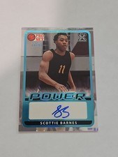 2021-22 Leaf Pro-Set Power Scottie Barnes BLUE CHROME XRC Rookie RC CARD Auto/99